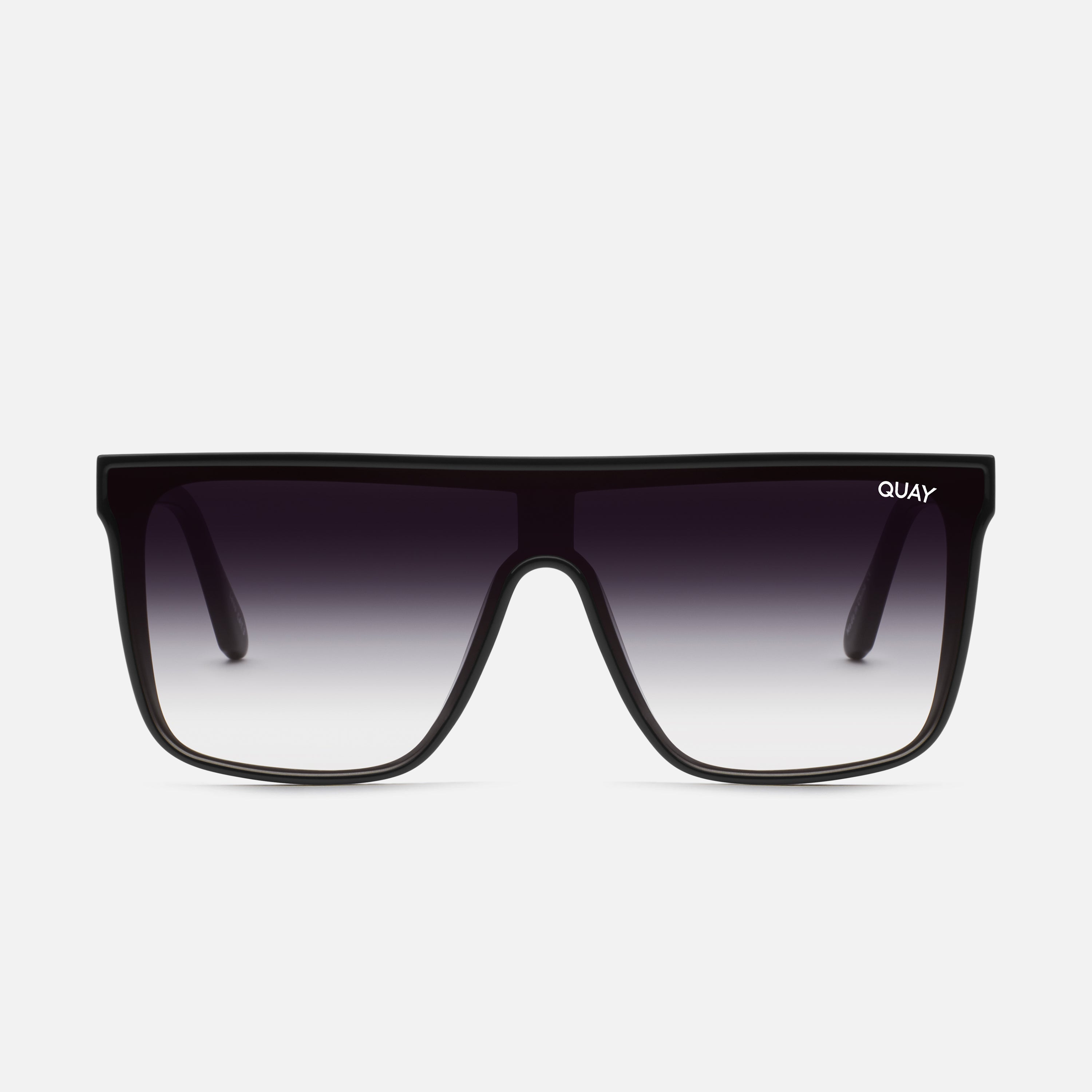 NEW QUAY Harper Matte Black/Smoke Fade Cat Eye Sunglasses Gradient Sunnies  | eBay