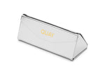 EMBOSSED TRI FOLD CASE - SILVER/GOLD