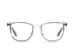 HARDWIRE TWO-TONE LARGE RX - CLEAR TORTOISE/CLEAR RX