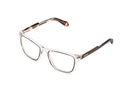 HARDWIRE TWO-TONE LARGE RX CLEAR TORTOISE/CLEAR RX model shot