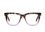 WIRED BEVEL MEDIUM RX - MILKY TORTOISE TO LILAC/CLEAR RX